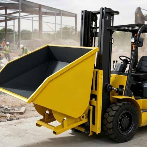 How to Choose Right Industrial Steel Self-Dumping Forklift Hopper？